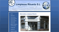 Desktop Screenshot of limpiezasrituerto.com