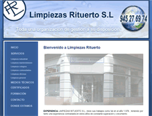 Tablet Screenshot of limpiezasrituerto.com